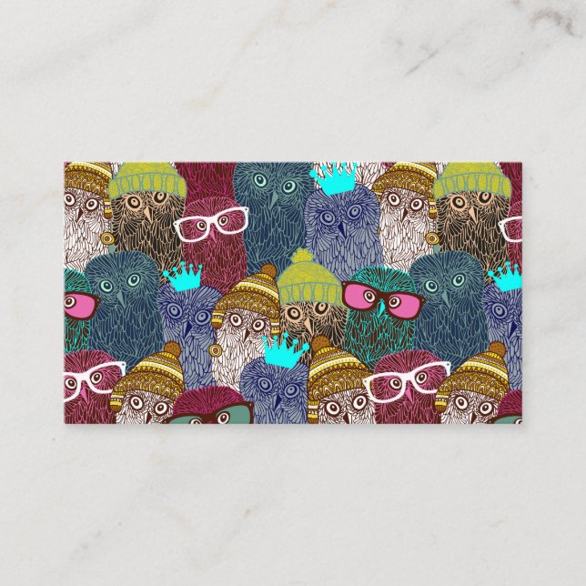 Tarjeta De Descuentos Búho en la corona (Anverso)