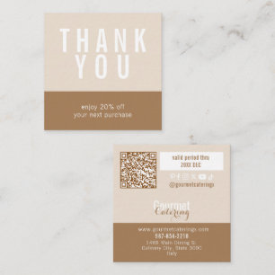 Tarjeta De Descuentos Catering Gourmet en Plaza