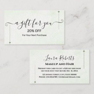 Tarjeta De Descuentos Christmas Discount Card – Festive Holiday Savings