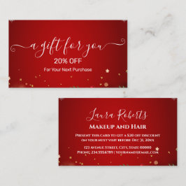Tarjeta De Descuentos Christmas Discount Card – Festive Holiday Savings