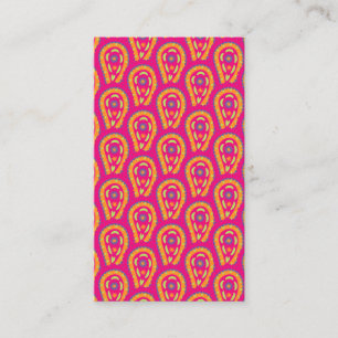 Tarjeta De Descuentos Colorido Paisley