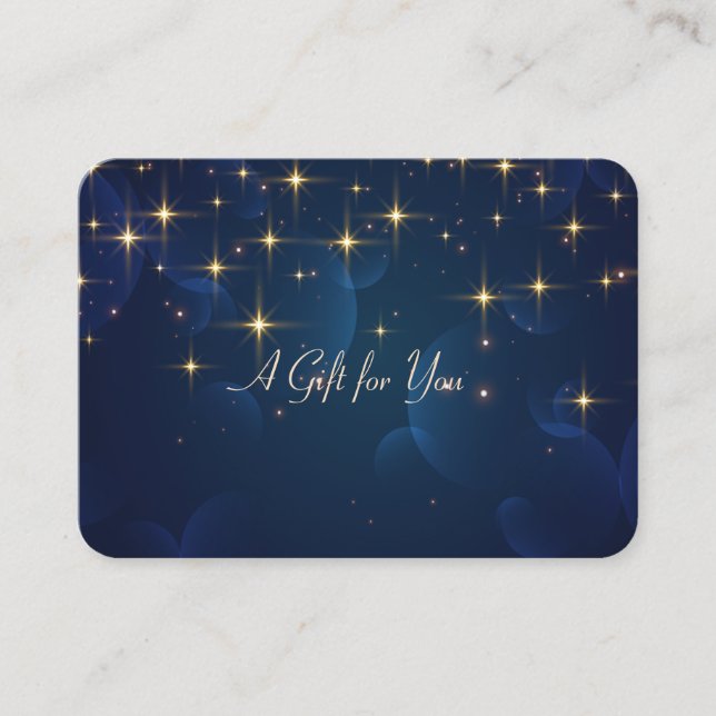 Tarjeta De Descuentos Elegante estilo de la Marina de las Estrellas Mode (Anverso)