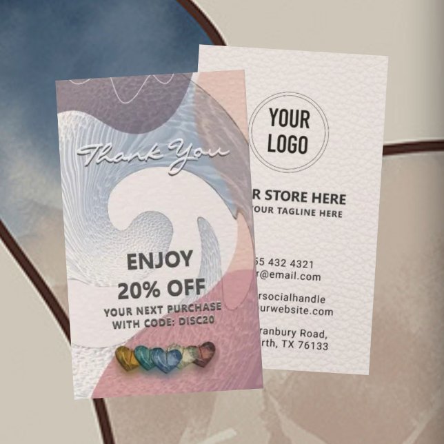 Tarjeta De Descuentos Empresas De Origen Hogar Con Logo Moderno Gracias (Subido por el creador)