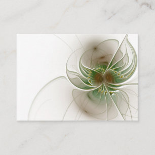 Tarjeta De Descuentos Flores de fantasía fractal blandas y tendientes