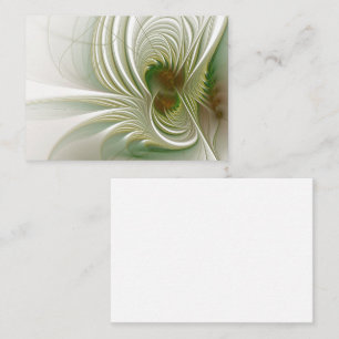 Tarjeta De Descuentos Flores de fantasía fractal blandas y tendientes