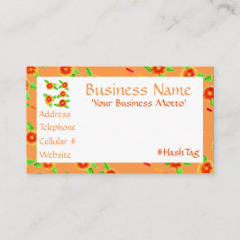 Tarjeta De Descuentos Girly Flowed Modern