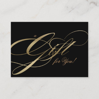 Tarjeta De Descuentos Hair Stylist Gift Certificate Black Gold
