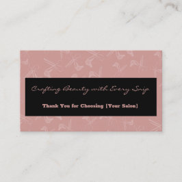 Tarjeta De Descuentos Herramientas de cabello profesional moderno Gracia