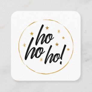 Tarjeta De Descuentos ¡Ho ho ho ho! Estrellas doradas