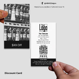 Tarjeta De Descuentos Imagen Personalizado de moda $XX desactivado