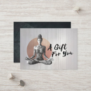 Tarjeta De Descuentos Instructor de Meditación de Yoga Reiki Master Lotu