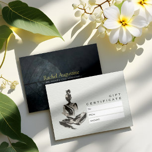Tarjeta De Descuentos Instructor de Yoga Lotus Meditation Pose Brushstro