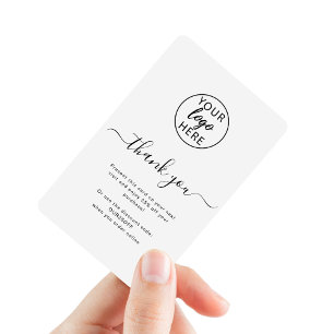 Tarjeta De Descuentos Logotipo Comercial de Tipografía Profesional