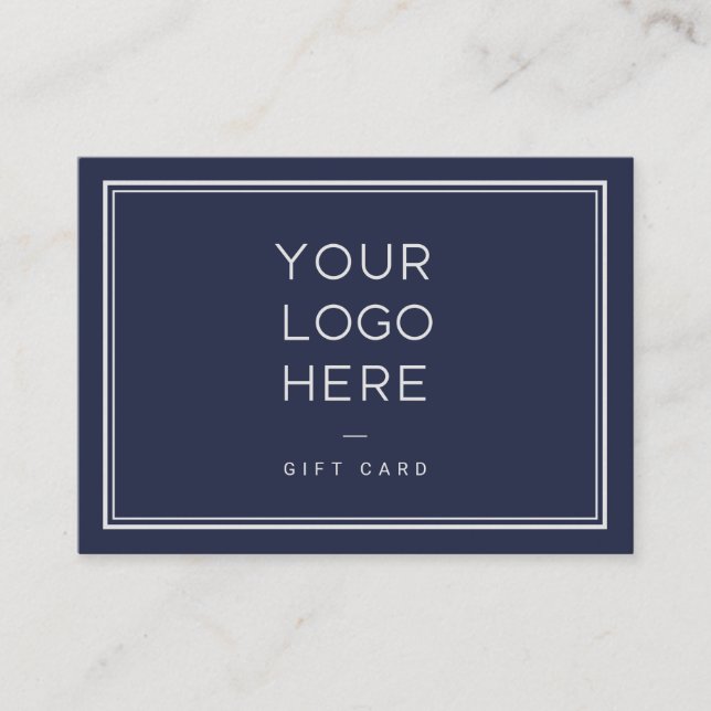 Tarjeta De Descuentos Logotipo de Personalizado profesional | Certificad (Anverso)