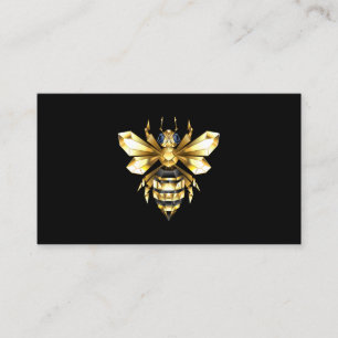 Tarjeta De Descuentos Logotipo de Relieve metalizado dorado falso poligo