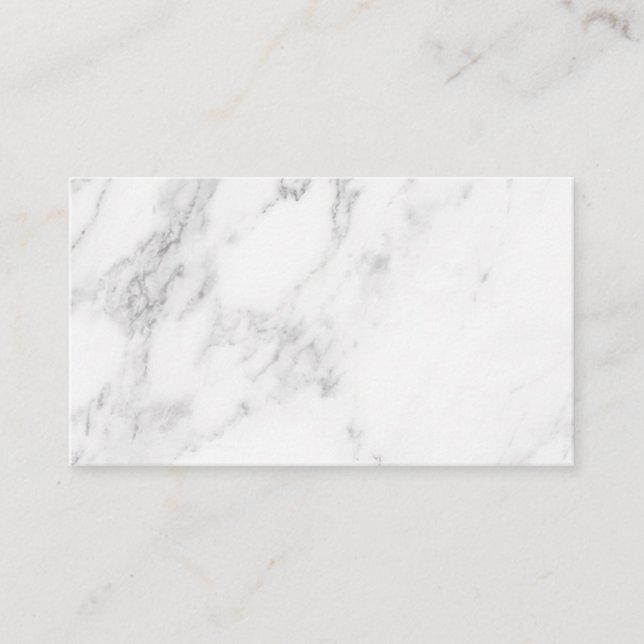 Tarjeta De Descuentos Mármol Blanco (Anverso)