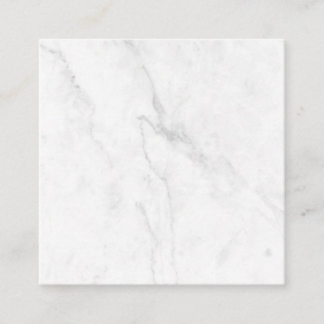 Tarjeta De Descuentos Mármol Blanco (Anverso)