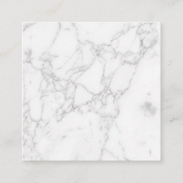 Tarjeta De Descuentos Mármol Blanco (Anverso)