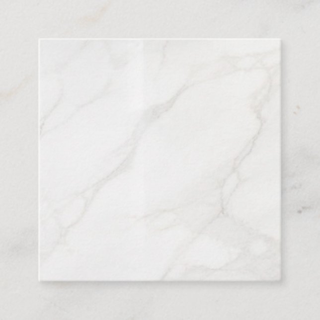 Tarjeta De Descuentos Mármol Blanco (Anverso)
