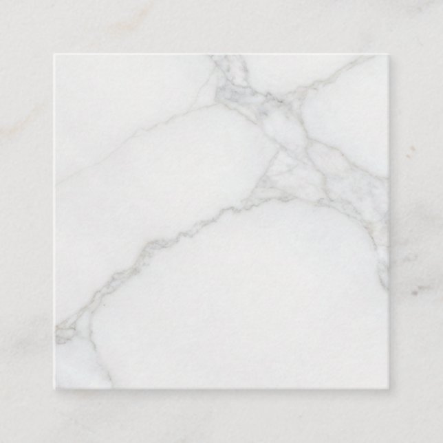 Tarjeta De Descuentos Mármol Blanco (Anverso)