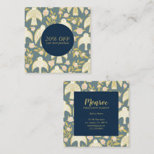 Tarjeta De Descuentos Moda de Falcons y Rosas Elegante