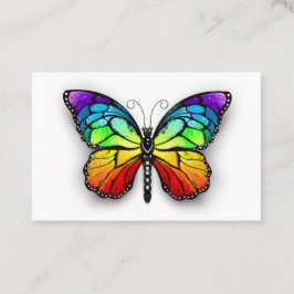 Tarjeta De Descuentos Monarca de mariposa arco iris