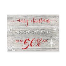 Navidades Rustic Wood Snowflakes