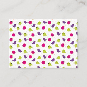 Tarjeta De Descuentos Pájaros coloridos lindos