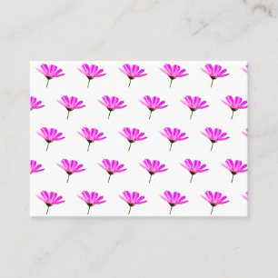 Tarjeta De Descuentos patrón de margarita rosa