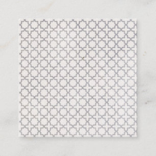 Tarjeta De Descuentos Patrón geométrico islámico beige