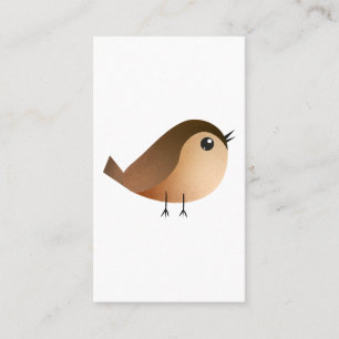 Tarjeta De Descuentos Personalizado de pájaro de Sparrow