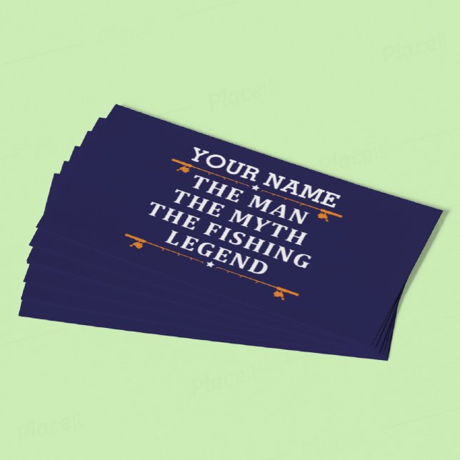 Tarjeta De Descuentos Personalizado El Hombre El Mito De La Leyenda Pesq (Subido por el creador)