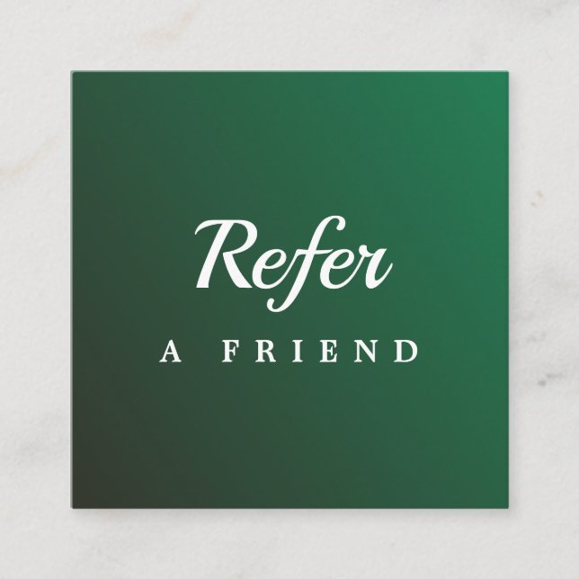 Tarjeta De Descuentos Professional Salon & Spa Referral Card | Editable  (Anverso)