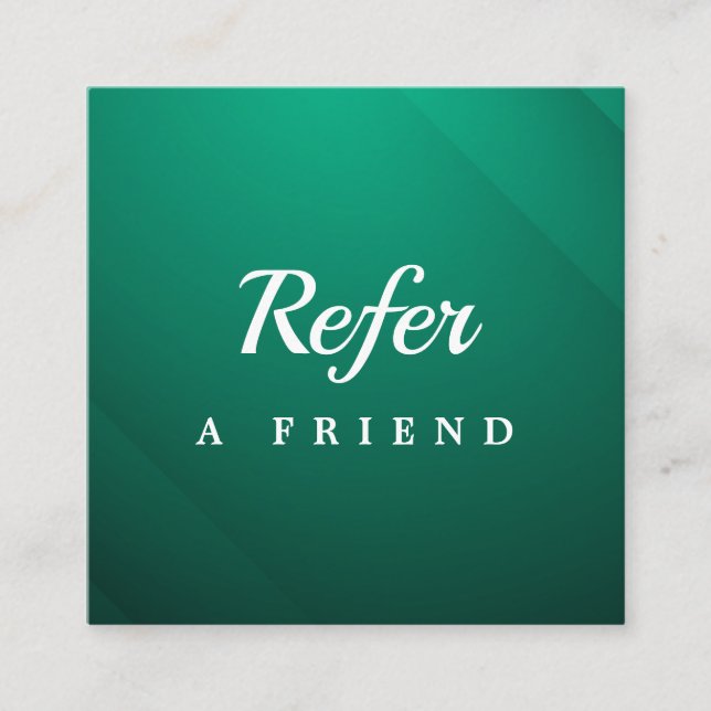 Tarjeta De Descuentos Professional Salon & Spa Referral Card | Editable  (Anverso)