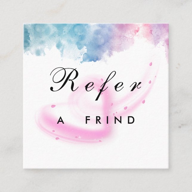 Tarjeta De Descuentos Purple Glitter Luxury Drip Salon (Anverso)