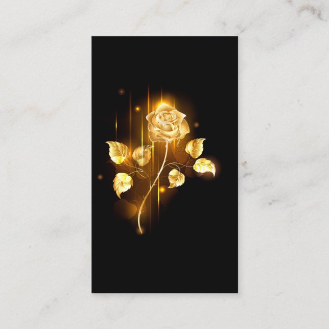 Tarjeta De Descuentos Rosa de oro (rosa de oro) (Anverso)