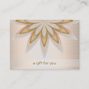 Tarjeta De Descuentos Salón de pelo de Lotus y vale del balneario