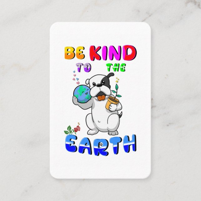 Tarjeta De Descuentos Sé Amable Con La Tierra (Anverso)