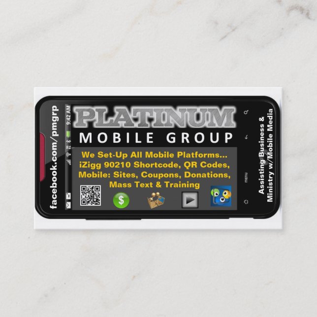 Tarjeta De Descuentos Sepulcros Card1 del PMG (Anverso)