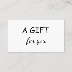 Tarjeta De Descuentos simple minimal añade tu nombre nombre del salón di