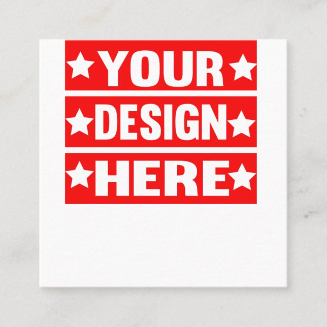 Tarjeta De Descuentos Su Personalizado de diseño aquí (Anverso)