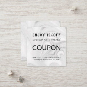 Tarjeta De Descuentos Suministros de salón de Purpurina plateado de lujo