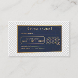 Tarjeta De Descuentos "Tarjeta de fidelidad personalizable en blanco par