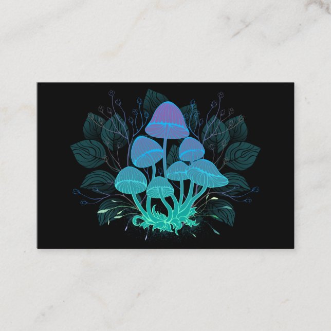 Tarjeta De Descuentos Toadstools en Bushes (Anverso)