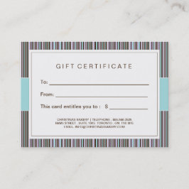 Tarjeta De Descuentos Vale adaptable de la panadería