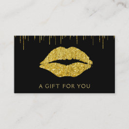 Tarjeta De Descuentos Vale atractivo del artista de maquillaje