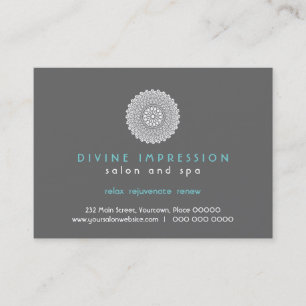 Tarjeta De Descuentos Vale azul de la impresión divina