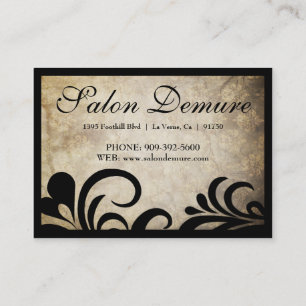 Tarjeta De Descuentos Vales sofisticados modernos del salón