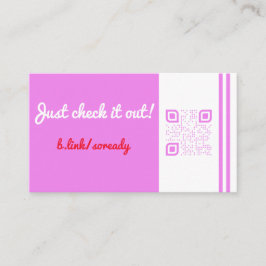 Tarjeta De Descuentos Volante de código QR: tamaño al estilo DL