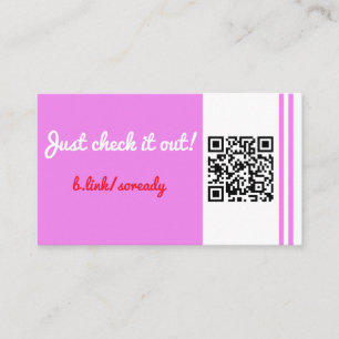 Tarjeta De Descuentos Volante de código QR: tamaño al estilo DL